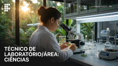 Capa: TÉCNICO DE LABORATÓRIO/ÁREA: CIÊNCIAS