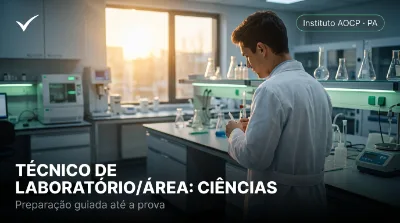 Capa: TÉCNICO DE LABORATÓRIO/ÁREA: CIÊNCIAS