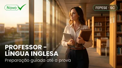 Capa: PROFESSOR - LÍNGUA INGLESA