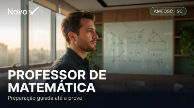 Capa: PROFESSOR DE MATEMÁTICA