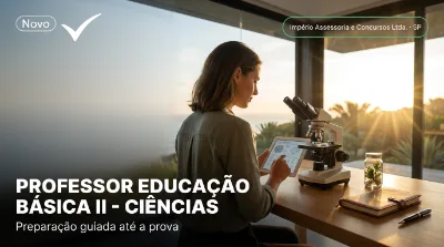 Capa: PROFESSOR EDUCAÇÃO BÁSICA II - CIÊNCIAS