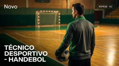 Capa: TÉCNICO DESPORTIVO - HANDEBOL