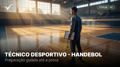 Capa: TÉCNICO DESPORTIVO - HANDEBOL