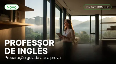 Capa: PROFESSOR DE INGLÊS