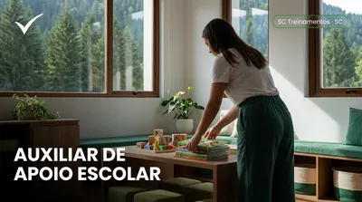 Capa: AUXILIAR DE APOIO ESCOLAR