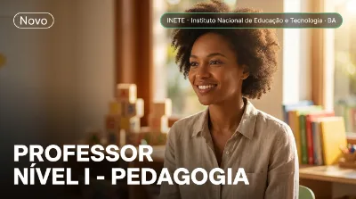 Capa: PROFESSOR NÍVEL I - PEDAGOGIA