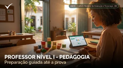 Capa: PROFESSOR NÍVEL I - PEDAGOGIA