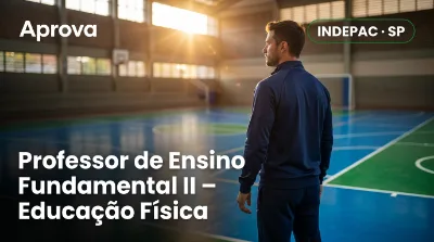Capa: Professor de Ensino Fundamental II – Educação Física
