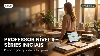 Capa: PROFESSOR NÍVEL II – SÉRIES INICIAIS
