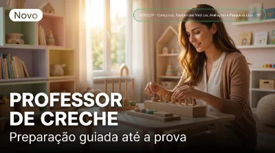 Capa: PROFESSOR DE CRECHE