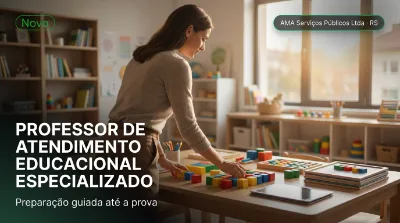 Capa: PROFESSOR DE ATENDIMENTO EDUCACIONAL ESPECIALIZADO