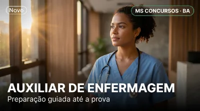 Capa: AUXILIAR DE ENFERMAGEM