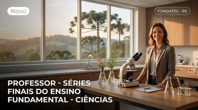 Capa: PROFESSOR - SÉRIES FINAIS DO ENSINO FUNDAMENTAL - CIÊNCIAS