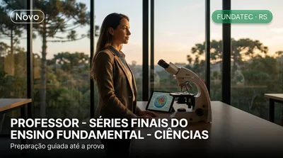Capa: PROFESSOR - SÉRIES FINAIS DO ENSINO FUNDAMENTAL - CIÊNCIAS
