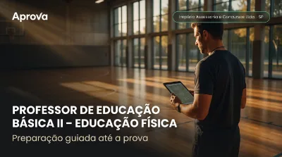 Capa: PROFESSOR DE EDUCAÇÃO BÁSICA II – EDUCAÇÃO FÍSICA