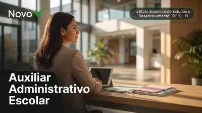 Capa: Auxiliar Administrativo Escolar