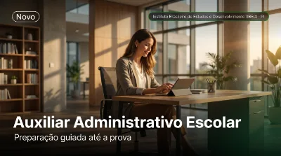 Capa: Auxiliar Administrativo Escolar