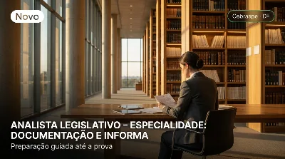 Capa: ANALISTA LEGISLATIVO – ESPECIALIDADE: DOCUMENTAÇÃO E INFORMAÇÃO LEGISLATIVA – ÁREA: ARQUIVOLOGIA