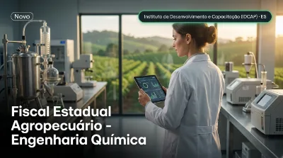 Capa: Fiscal Estadual Agropecuário - Engenharia Química