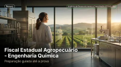 Capa: Fiscal Estadual Agropecuário - Engenharia Química