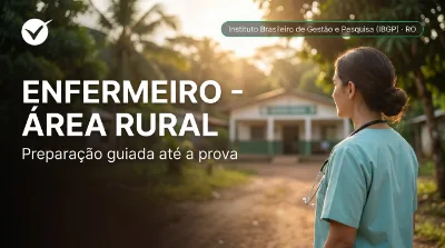 Capa: ENFERMEIRO - ÁREA RURAL