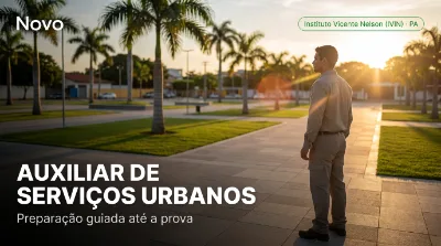 Capa: AUXILIAR DE SERVIÇOS URBANOS