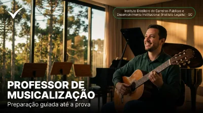 Capa: PROFESSOR DE MUSICALIZAÇÃO