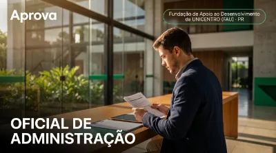 Capa: OFICIAL DE ADMINISTRAÇÃO