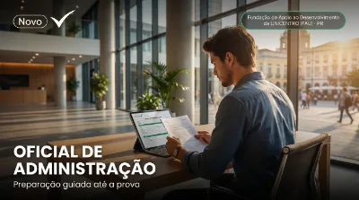 Capa: OFICIAL DE ADMINISTRAÇÃO