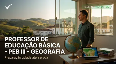 Capa: PROFESSOR DE EDUCAÇÃO BÁSICA - PEB III - GEOGRAFIA