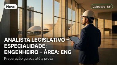 Capa: ANALISTA LEGISLATIVO – ESPECIALIDADE: ENGENHEIRO – ÁREA: ENGENHARIA CIVIL
