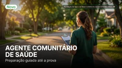 Capa: AGENTE COMUNITÁRIO DE SAÚDE