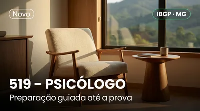 Capa: 519 – PSICÓLOGO