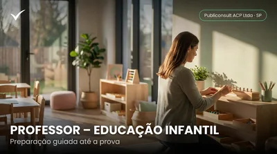 Capa: PROFESSOR – EDUCAÇÃO INFANTIL