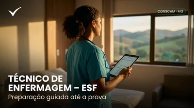 Capa: TÉCNICO DE ENFERMAGEM – ESF