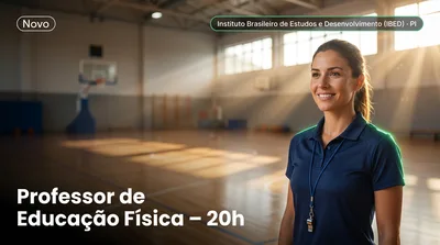 Capa: Professor de Educação Física – 20h