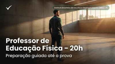 Capa: Professor de Educação Física – 20h