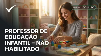 Capa: PROFESSOR DE EDUCAÇÃO INFANTIL – NÃO HABILITADO
