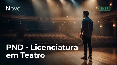Capa: PND - Licenciatura em Teatro