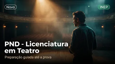 Capa: PND - Licenciatura em Teatro