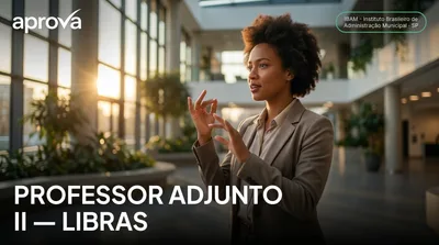 Capa: PROFESSOR ADJUNTO II — LIBRAS