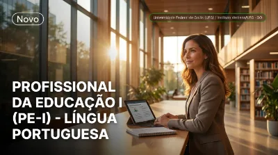 Capa: PROFISSIONAL DA EDUCAÇÃO I (PE-I) - LÍNGUA PORTUGUESA