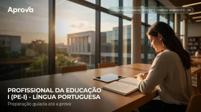 Capa: PROFISSIONAL DA EDUCAÇÃO I (PE-I) - LÍNGUA PORTUGUESA