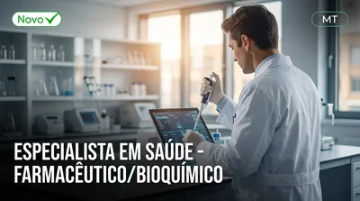 Capa: ESPECIALISTA EM SAÚDE - FARMACÊUTICO/BIOQUÍMICO