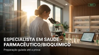 Capa: ESPECIALISTA EM SAÚDE - FARMACÊUTICO/BIOQUÍMICO