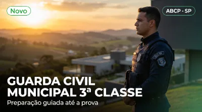 Capa: GUARDA CIVIL MUNICIPAL 3ª CLASSE