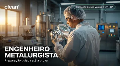 Capa: ENGENHEIRO METALURGISTA
