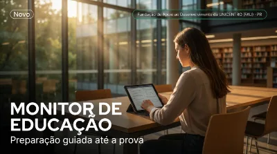 Capa: MONITOR DE EDUCAÇÃO