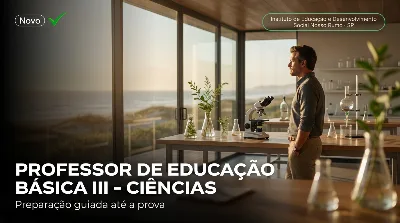 Capa: PROFESSOR DE EDUCAÇÃO BÁSICA III - CIÊNCIAS