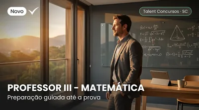 Capa: PROFESSOR III – MATEMÁTICA